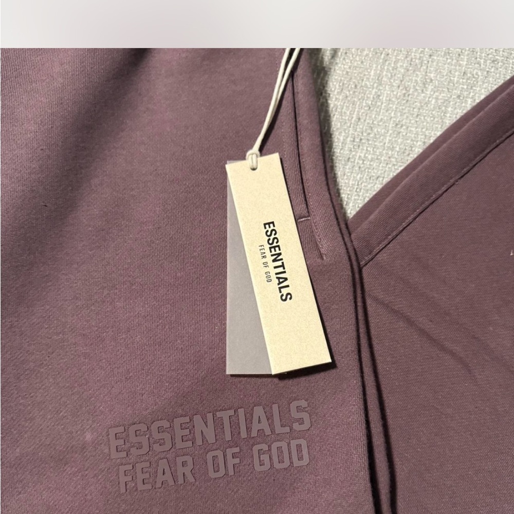 Essentials Maroon Sweatpants - Picture 2 of 3